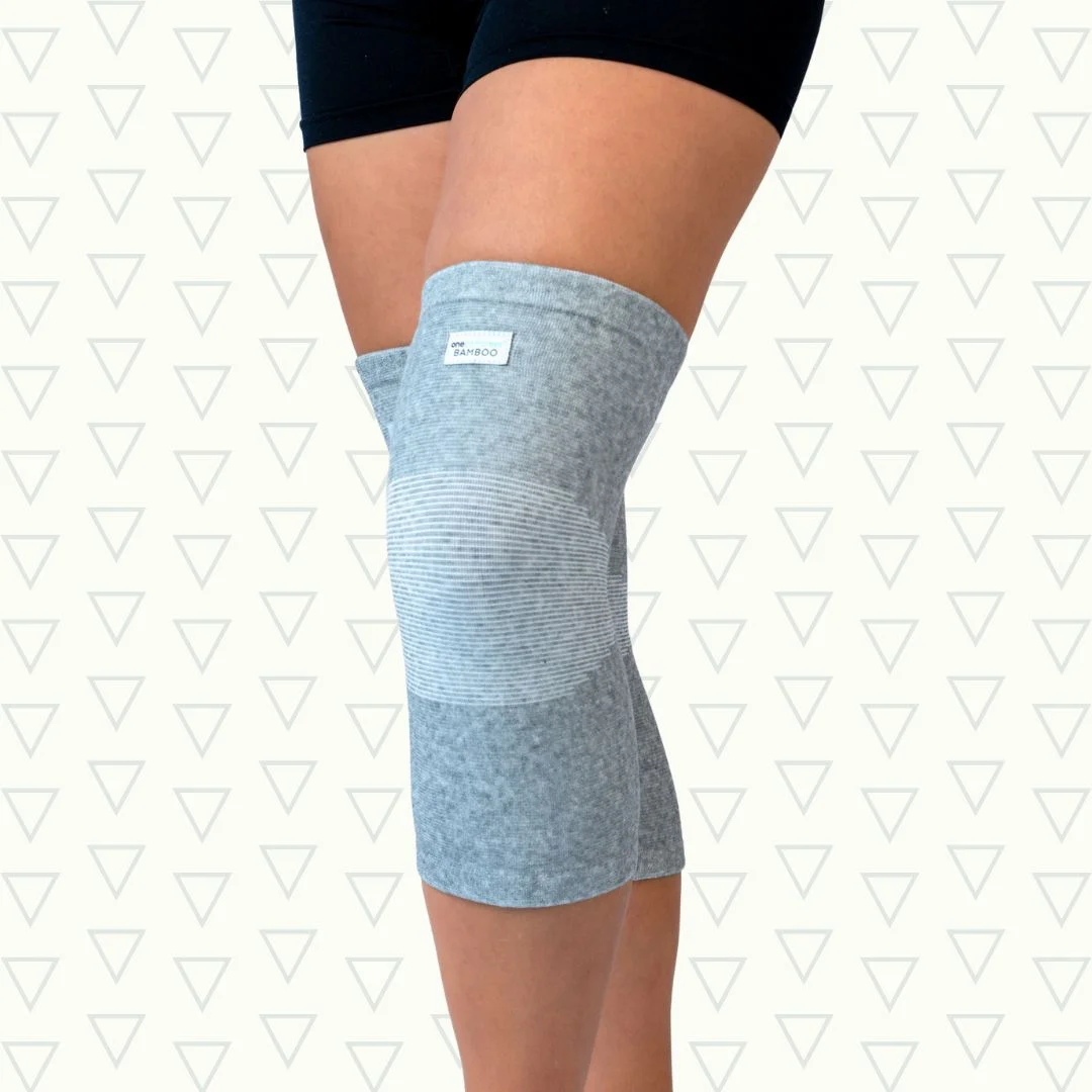 Bamboo Knee Sleeve on Leg